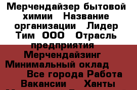 Мерчендайзер бытовой химии › Название организации ­ Лидер Тим, ООО › Отрасль предприятия ­ Мерчендайзинг › Минимальный оклад ­ 24 800 - Все города Работа » Вакансии   . Ханты-Мансийский,Белоярский г.